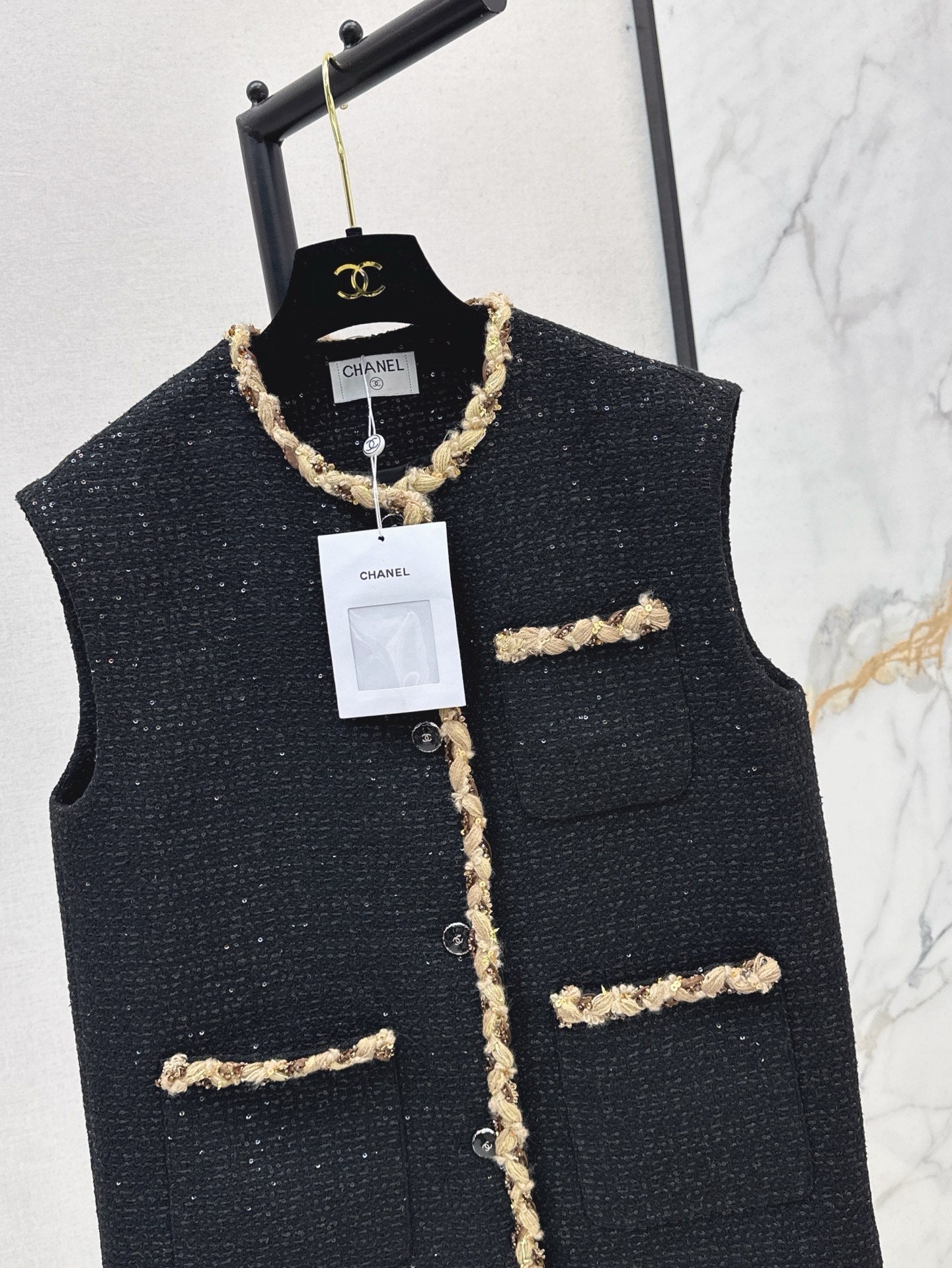 Chan NEW woven vest
