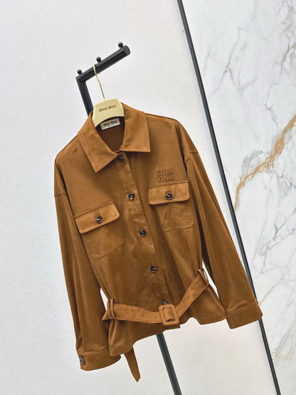 Miu NEW belted jacket