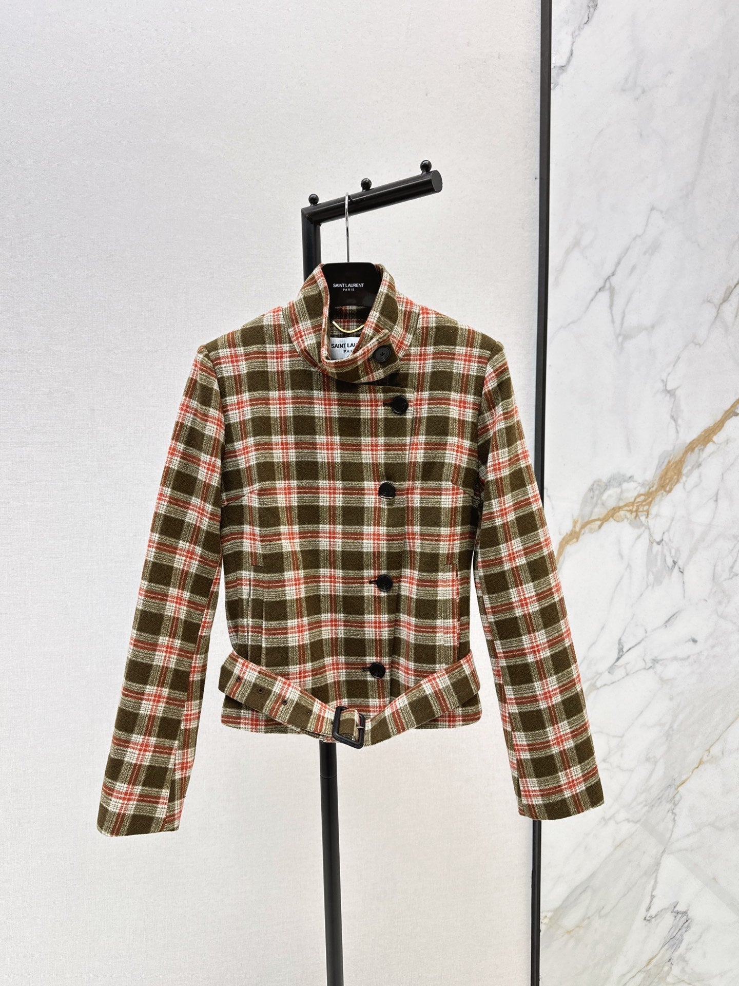 Saint NEW plaid coat