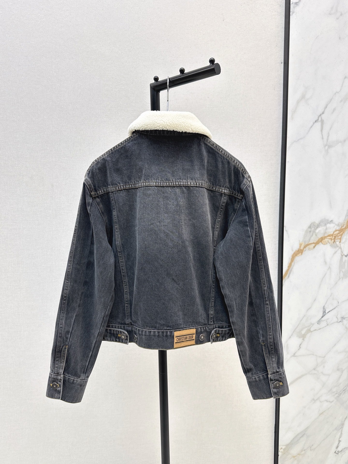 CD NEW lapel denim jacket