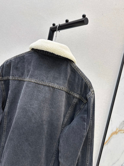 CD NEW lapel denim jacket