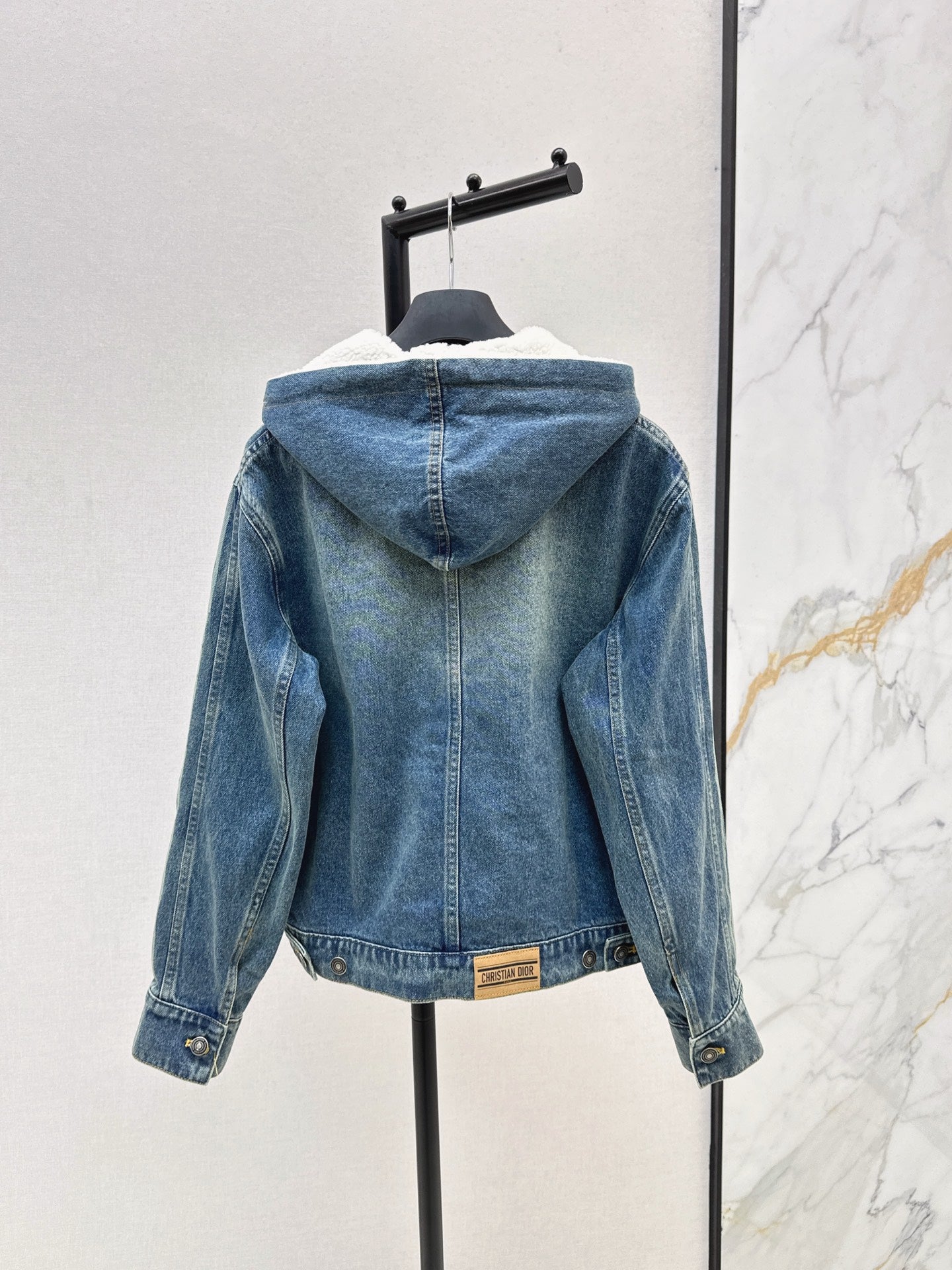 CD NEW hooded denim jacket