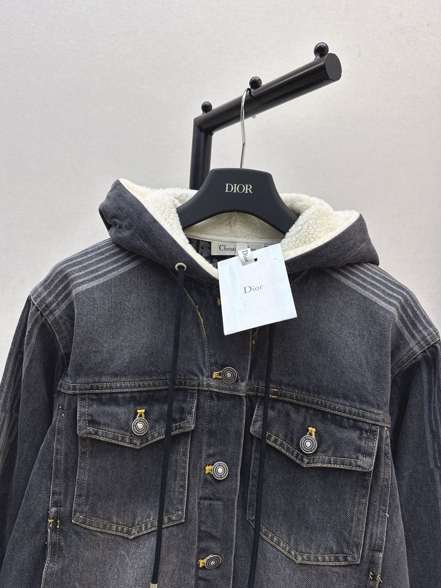 CD NEW hooded denim jacket