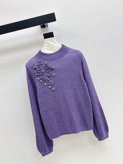 Chan NEW floral sweater