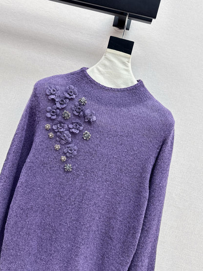 Chan NEW floral sweater