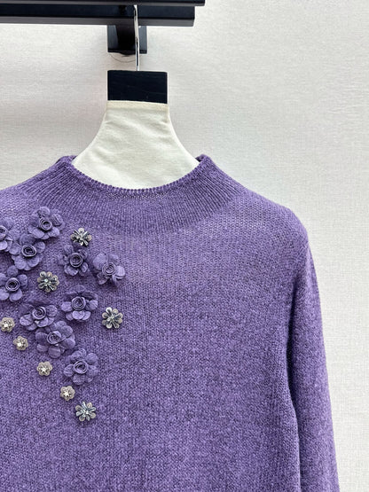 Chan NEW floral sweater