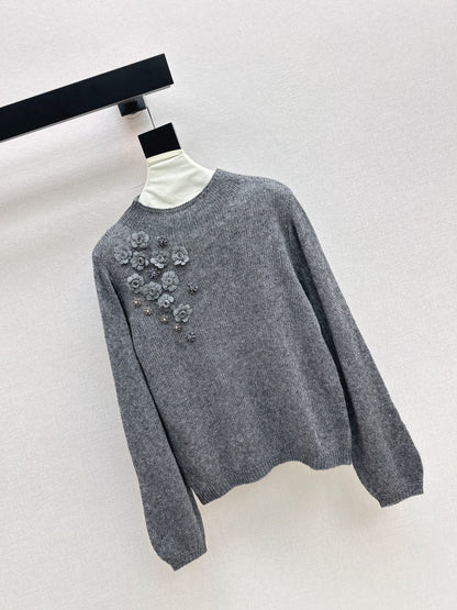 Chan NEW floral sweater