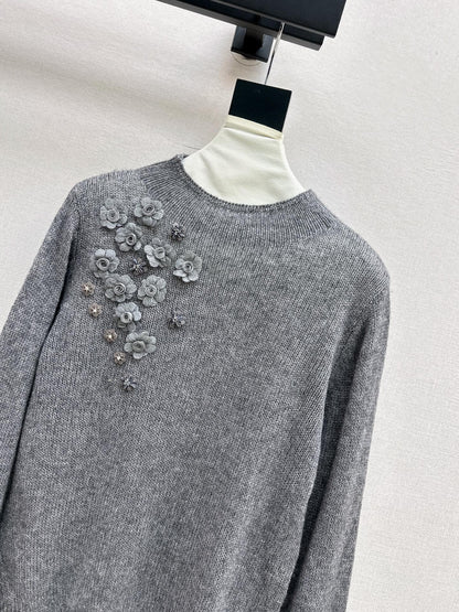 Chan NEW floral sweater