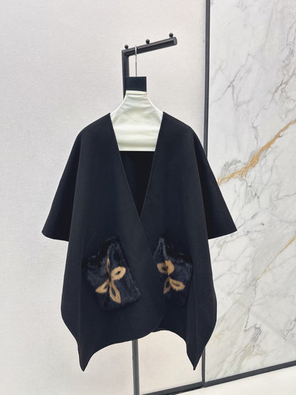 Loro NEW wool cape coat