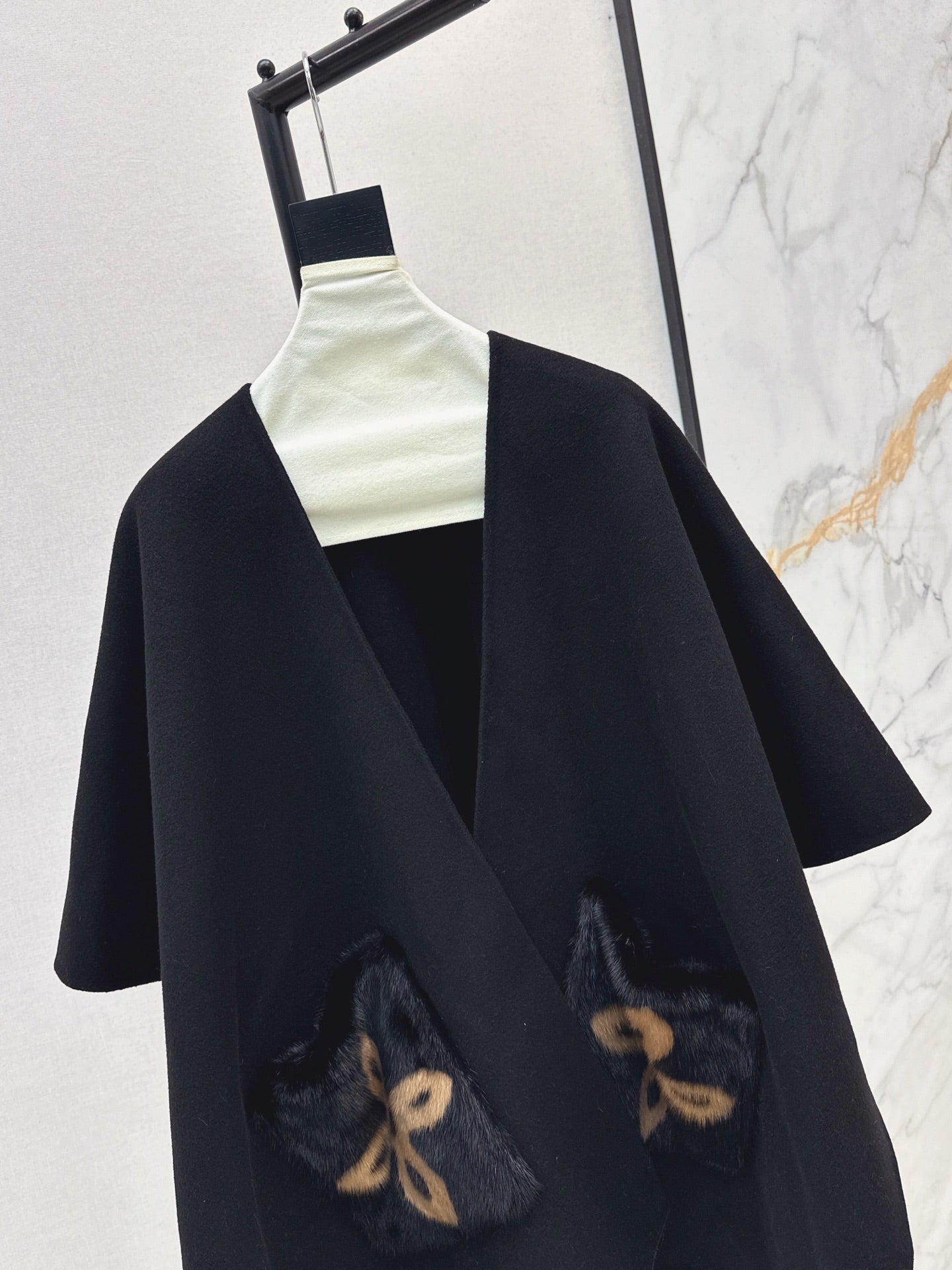 Loro NEW wool cape coat