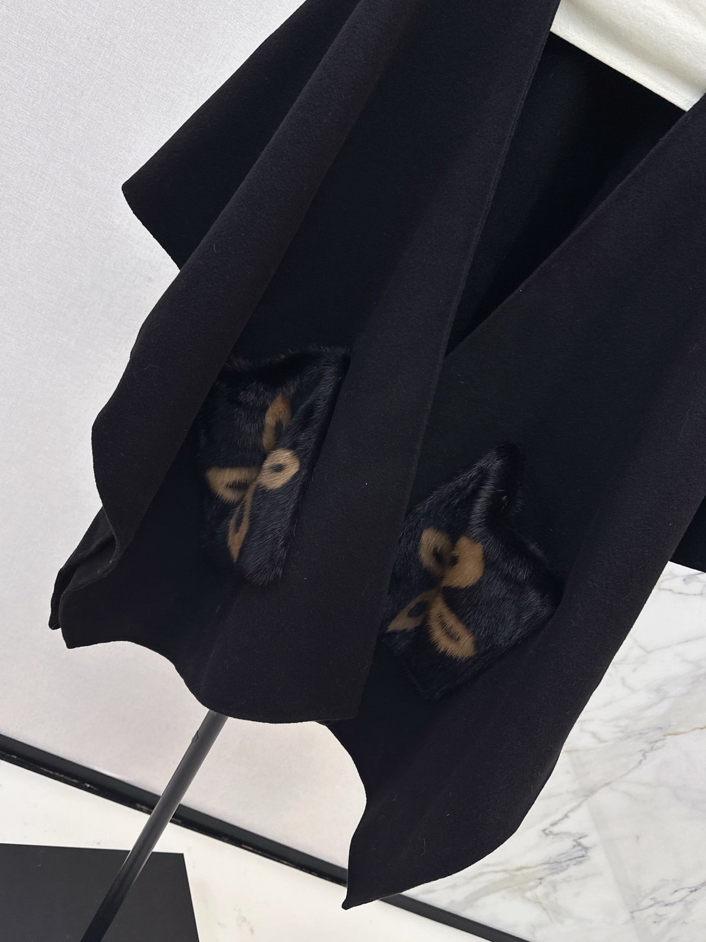 Loro NEW wool cape coat