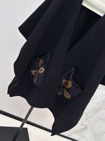 Loro NEW wool cape coat