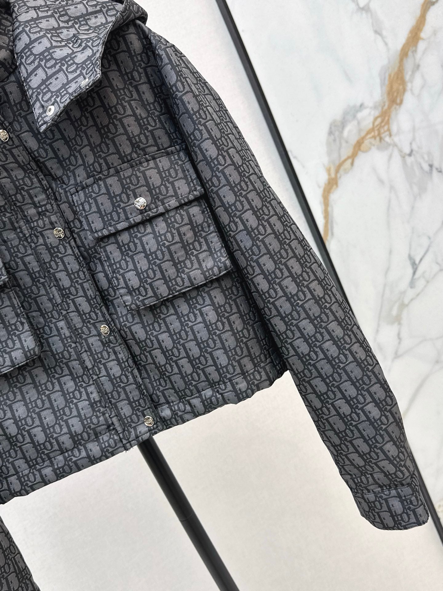 CD NEW Hooded cropped jacket