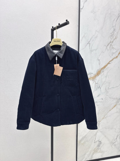 Miu NEW corduroy down jacket