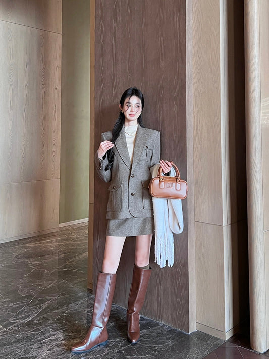 Miu NEW Herringbone suit