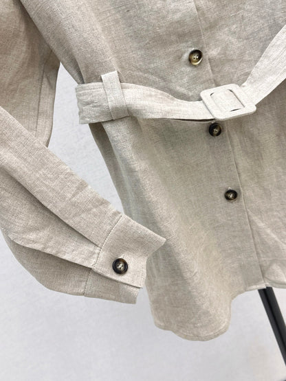 Loe NEW Linen button-down shirt