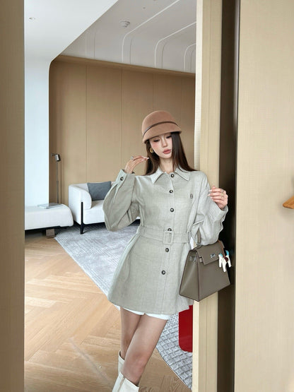 Loe NEW Linen button-down shirt