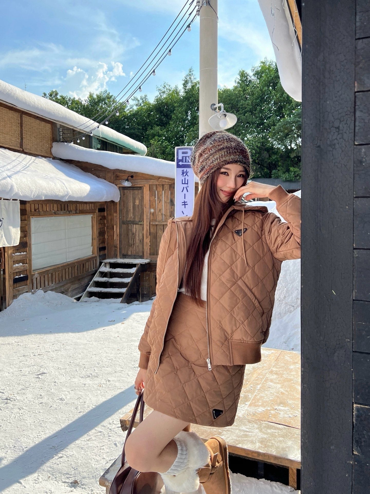 Pra NEW Hooded padded jacket