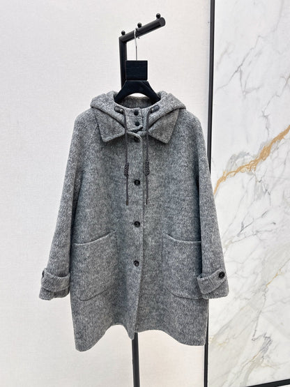 Loro NEW wool hooded coat