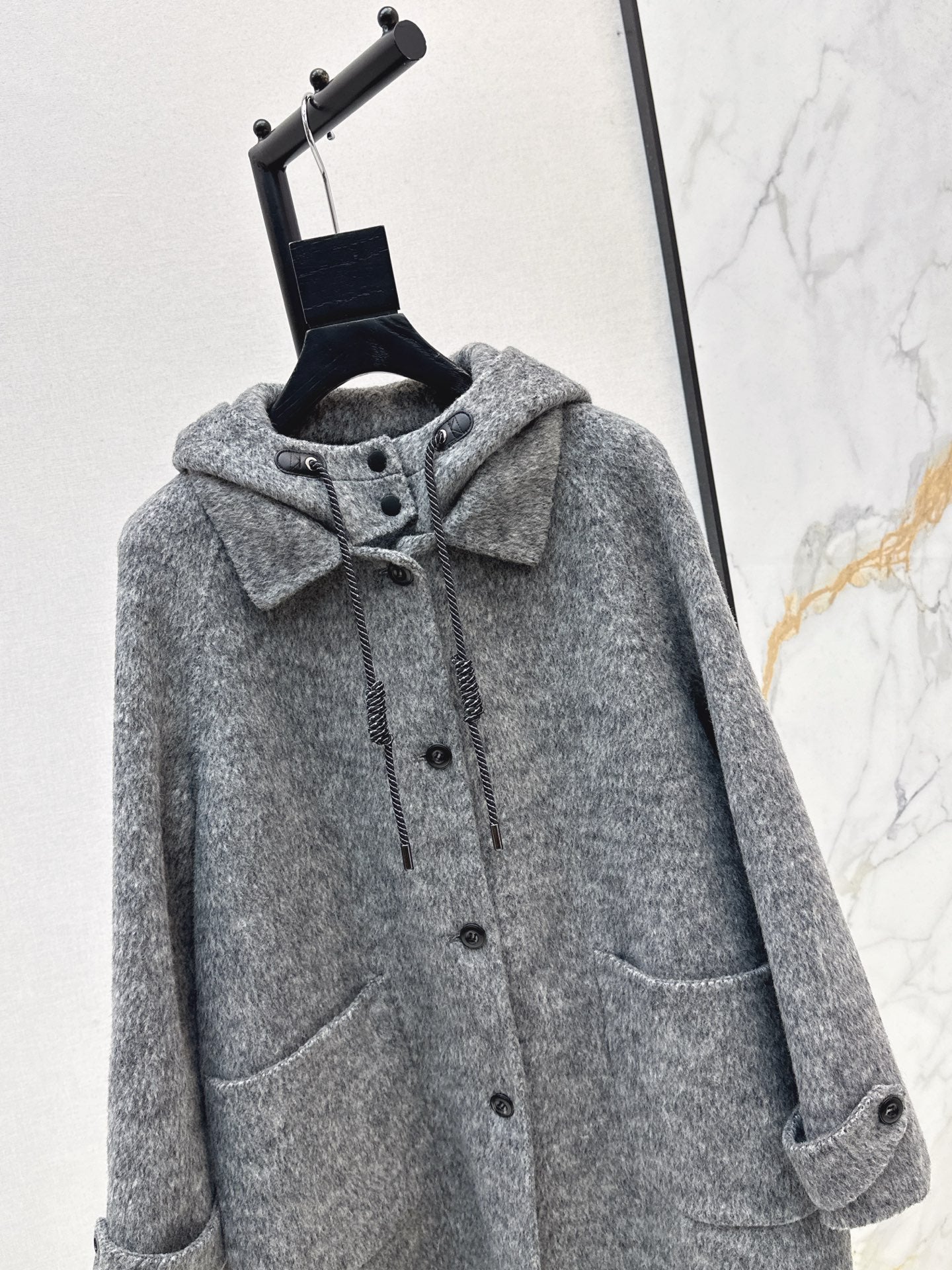 Loro NEW wool hooded coat