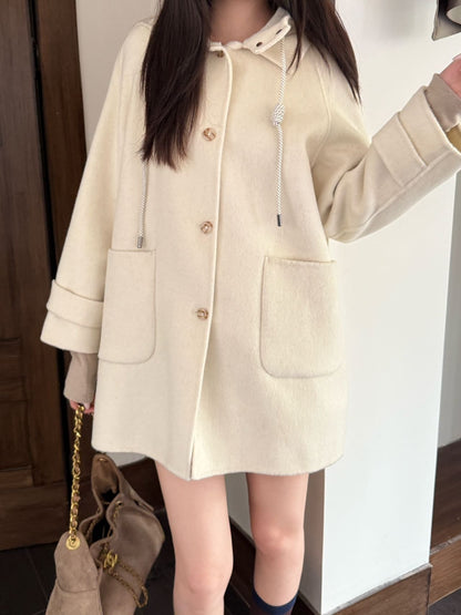 Loro NEW wool hooded coat