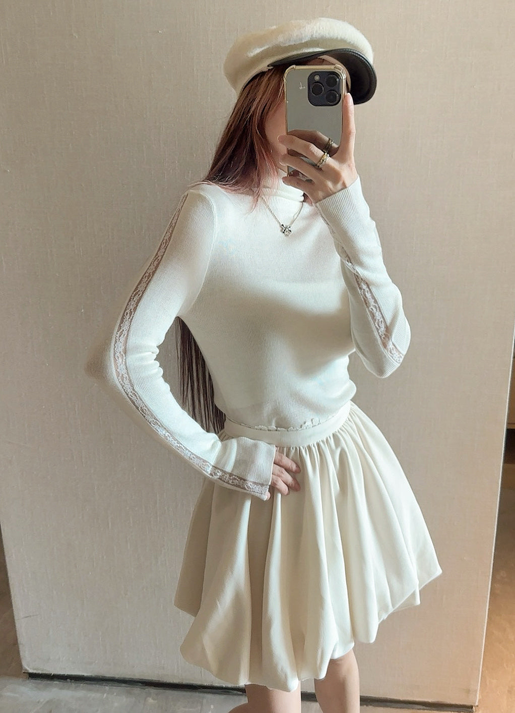 Es NEW Lace base shirt