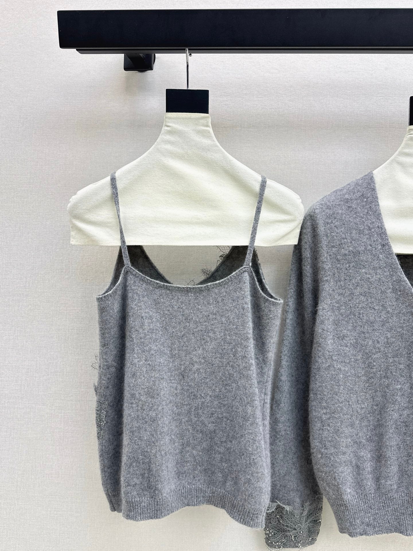 Chan NEW Lace knit suit