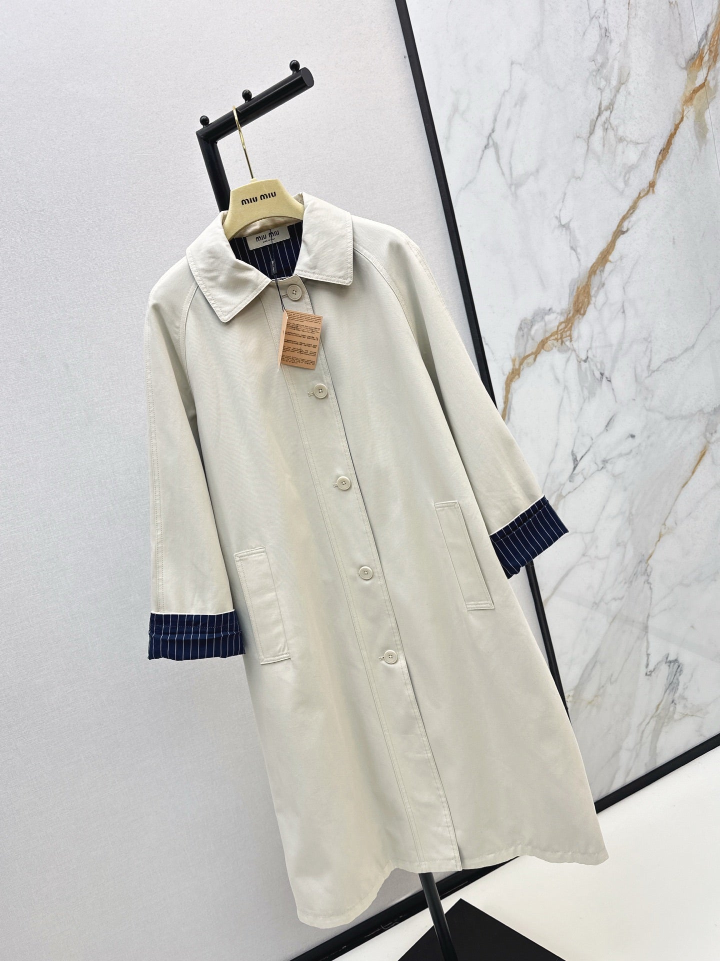 Miu NEW long trench coat