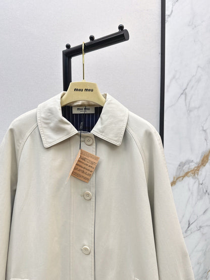 Miu NEW long trench coat