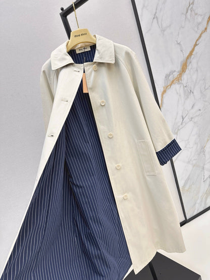 Miu NEW long trench coat