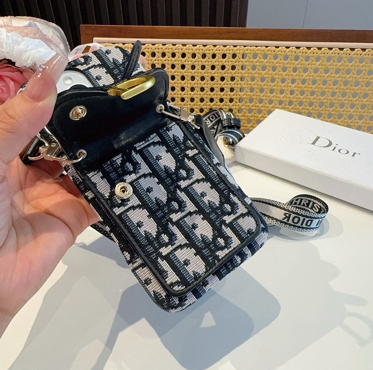 CD Saddle bag card slot phone case