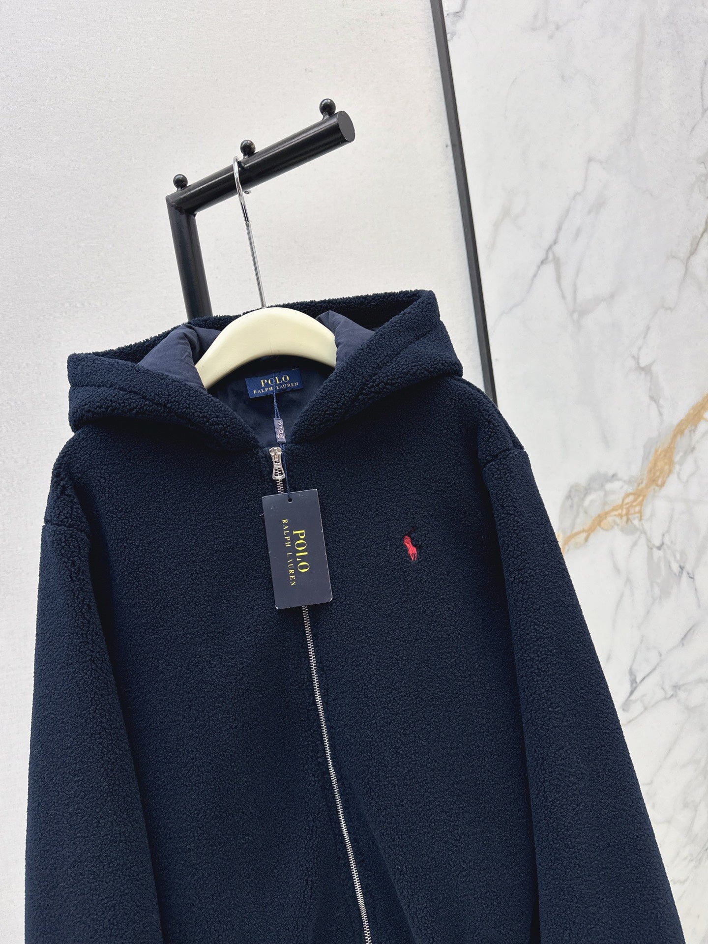 Ra1 NEW Hooded plush jacket