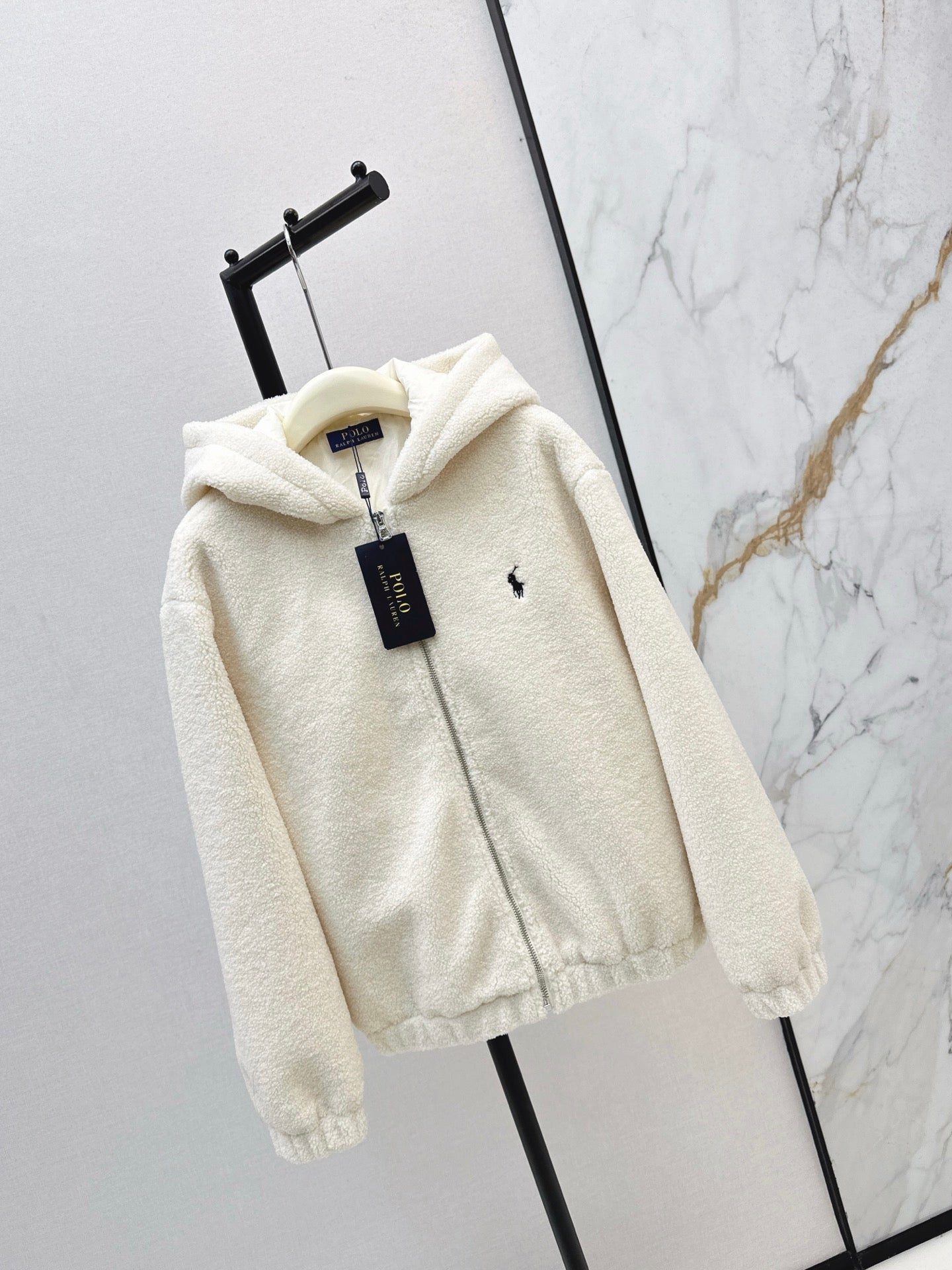 Ra1 NEW Hooded plush jacket