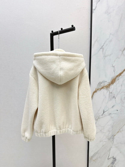 Ra1 NEW Hooded plush jacket