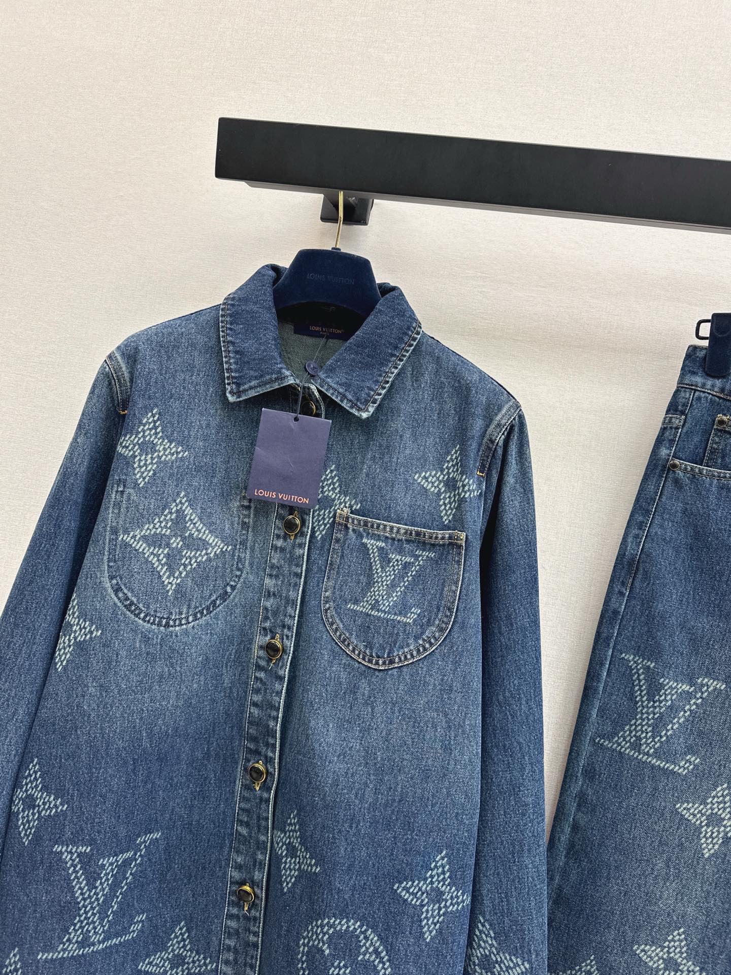 Louis NEW jacquard denim jacket