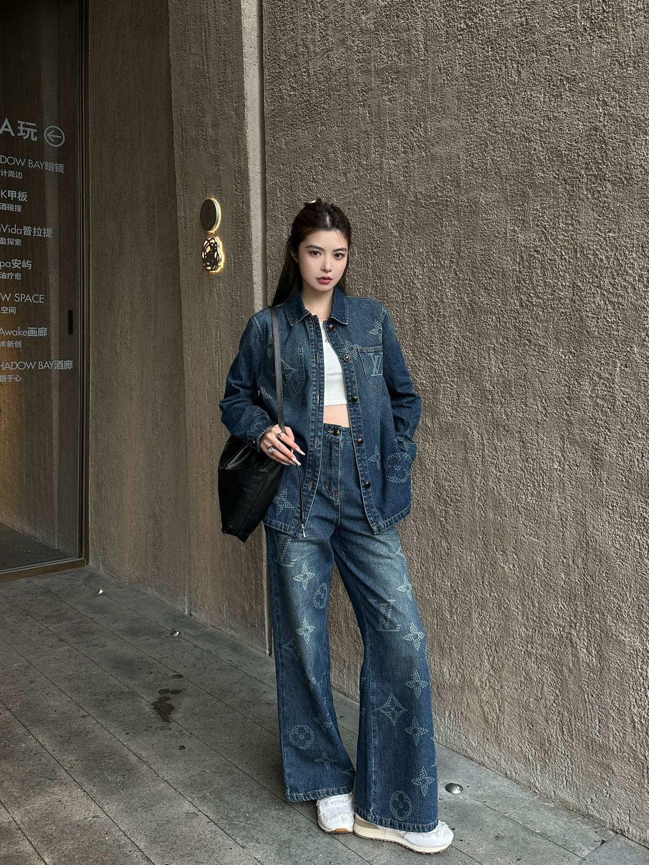 Louis NEW jacquard denim jacket