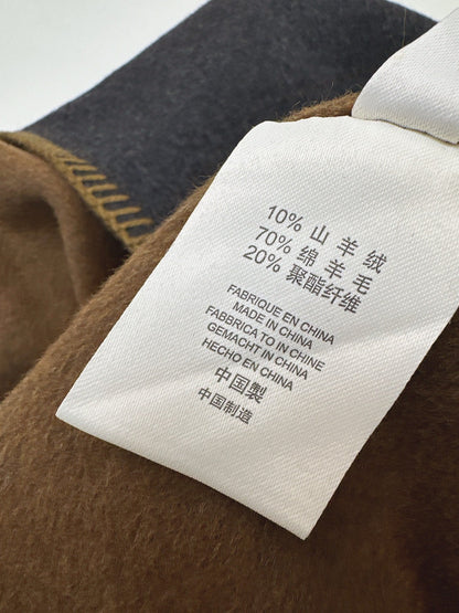 Max NEW wool cape coat