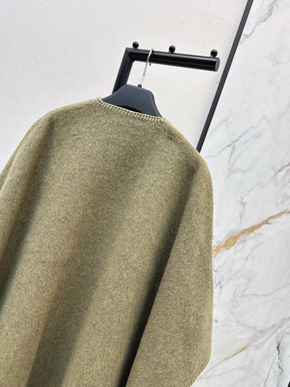 Max NEW wool cape coat