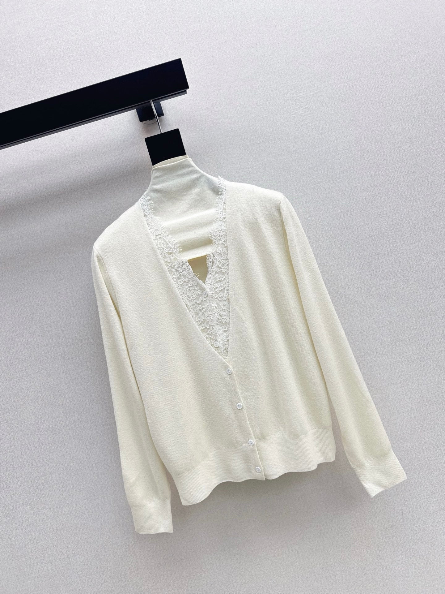 Es NEW Lace wool cardigan