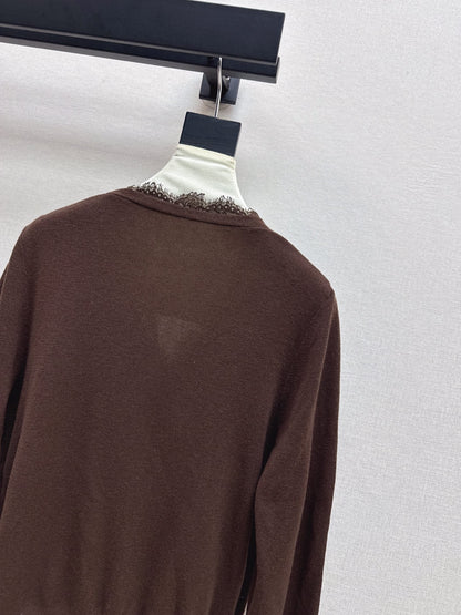 Es NEW Lace wool cardigan