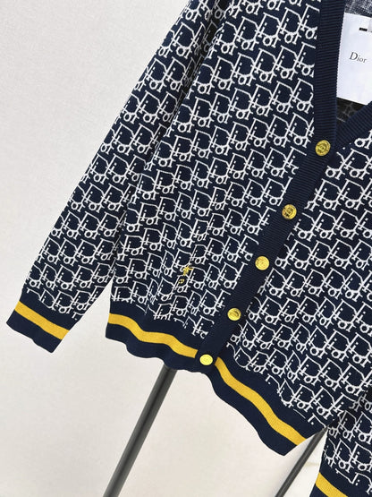 CD NEW V-neck cardigan