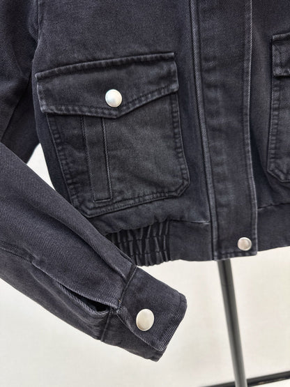Miu NEW Denim padded jacket
