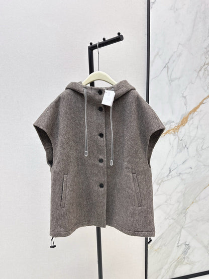 Brune NEW Hooded wool vest
