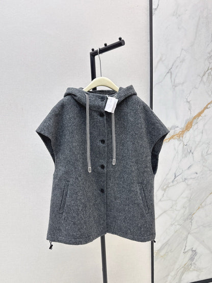 Brune NEW Hooded wool vest