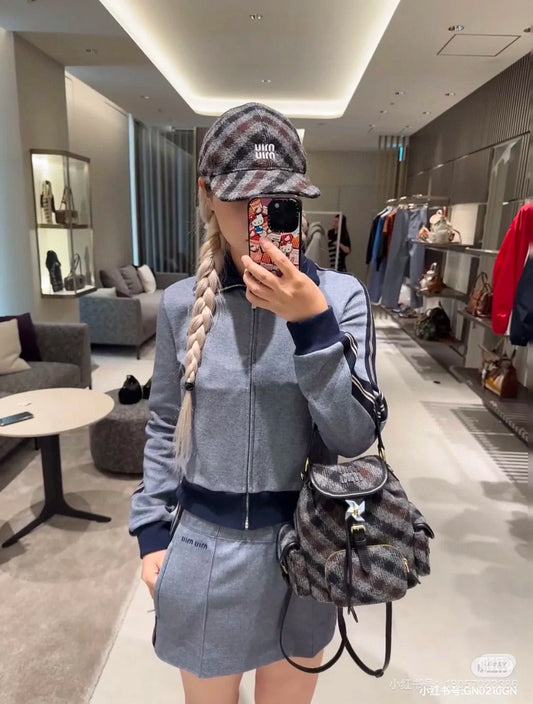 Miu NEW zipper jacket