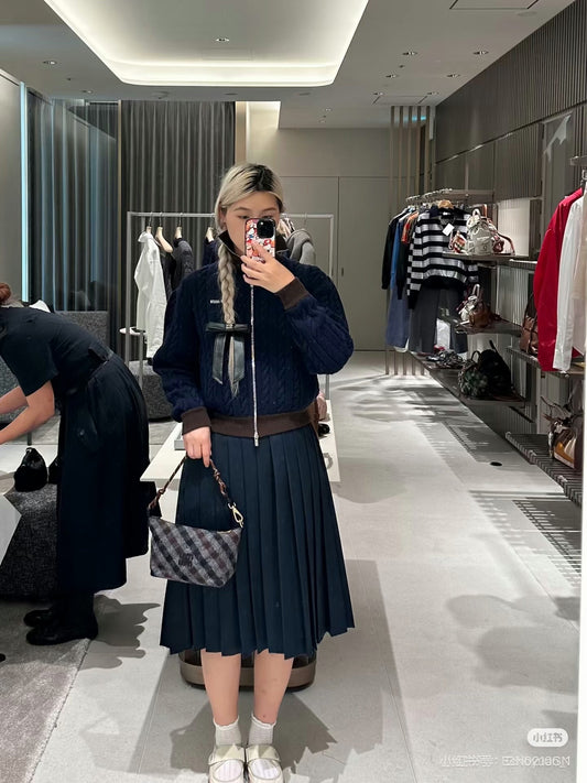 Miu NEW stand collar jacket