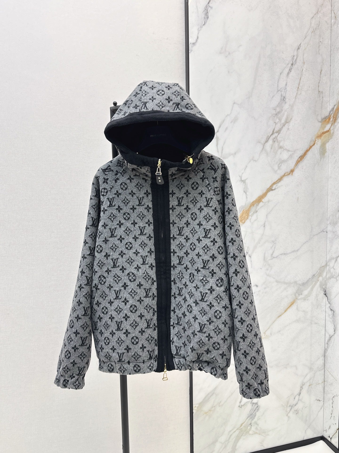 Louis NEW Monogram hooded coat