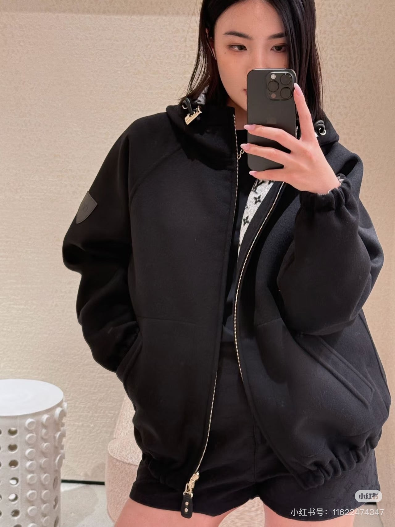 Louis NEW Monogram hooded coat