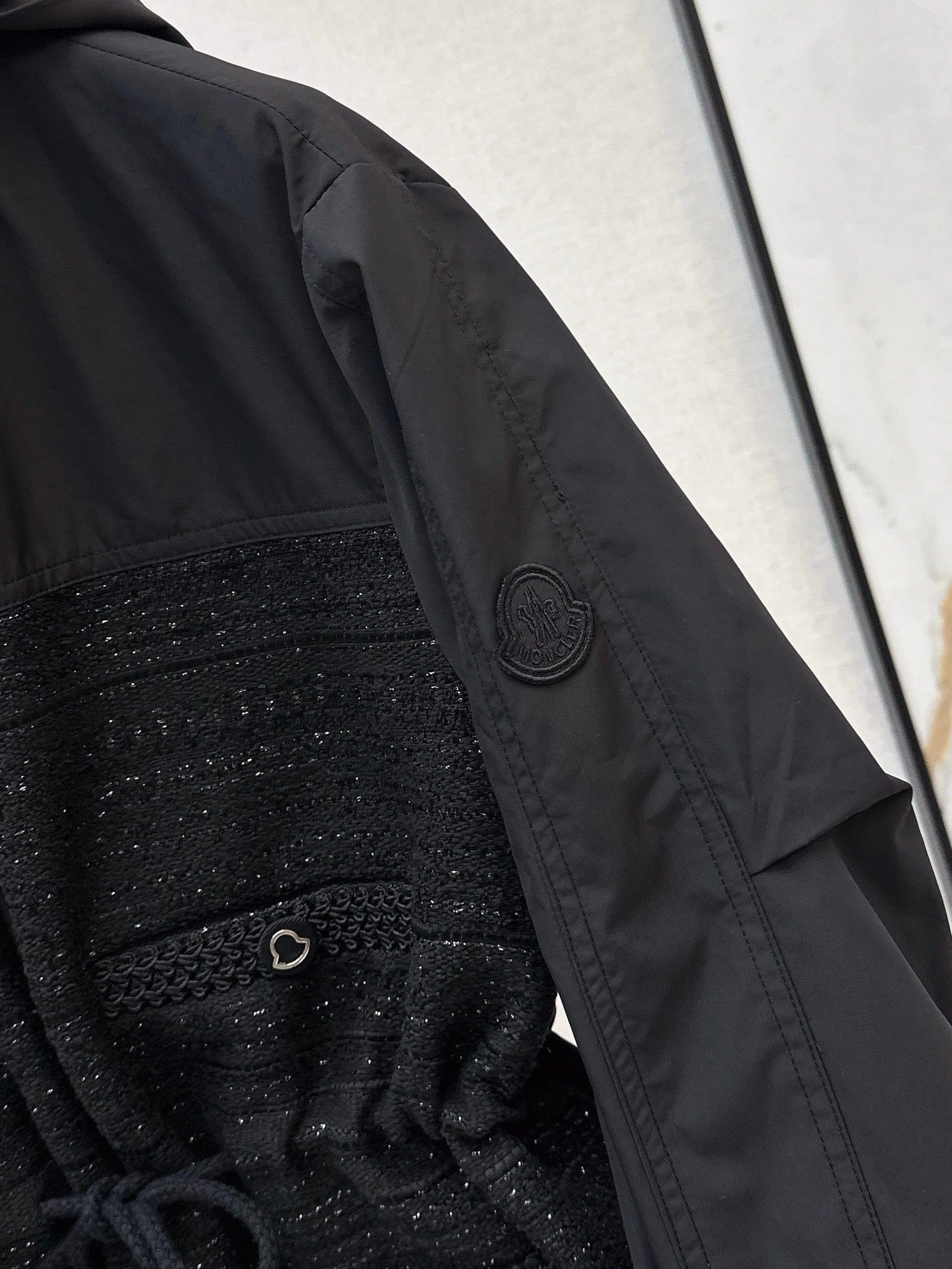 Monc NEW waisted hooded jacket