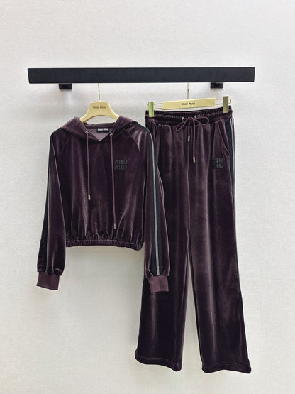 Miu NEW velvet suit